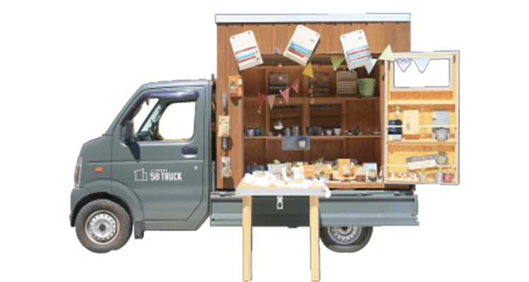 移動する小屋
